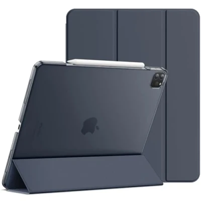 Bild av JETech Fodral för iPad Pro 12.9 Tums (Modell 2020/2018, 4:e/3:e Generationen), Kompatibelt med Pencil, Automatisk Väckning/Sömn (Djupblå Marin)