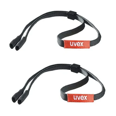Bild av Uvex Eyewear Strap glasögonband, 2 stycken, svart, En Storlek