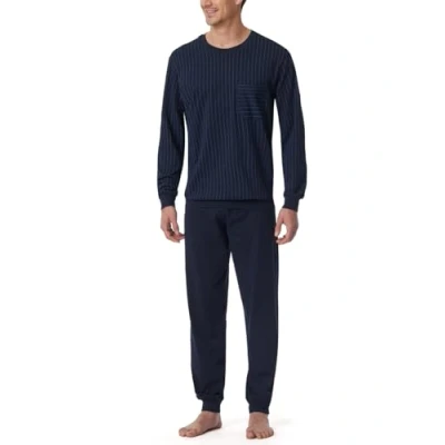 Bild av Schiesser Comfort Essentials Pyjamas, Storlek: 26, Dunkeblau