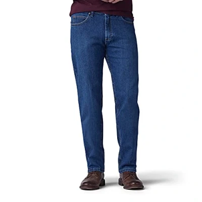 Bild av Lee herr Jeans Normal passform raka ben jeansbyxor med ben, Patriot, 38W / 29L