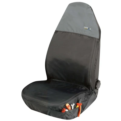 Bild av WALSER 12067 Housse de siège avant gris/noir RENAULT: TRAFIC 2 Bus, Modus / GRAND Modus, SCENIC 2, PEUGEOT: 207 3/5 portes, 208 I portes