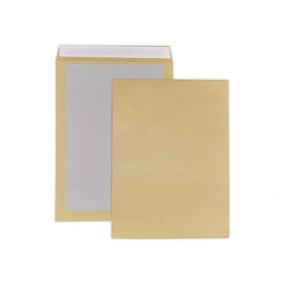 Bild av 10 kuvert RIGIDE A3 C3 BOX 320 X 430 mm brun påse med ficka för att skicka utan vika kartong på baksidan kartongkuvert förstärkt självhäftande tejp stängning