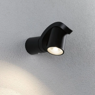 Bild av Paulmann LED utomhusvägglampa Cuff, sensor, antracit