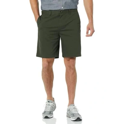 Bild av Amazon Essentials mäns Slim Fit 9&quot; kort, Oliv, 46 EU