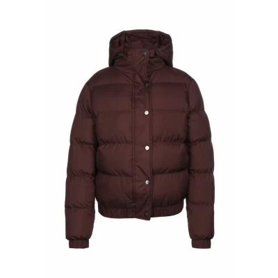 Bild av Urban Classics Hooded Puffer Vinterjacka, Storlek: Large, Cherry
