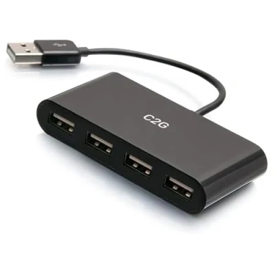 Bild av C2G 4 Port USB Hub 3.0 SuperSpeed 5Gbps ports 3.2 porte Svart