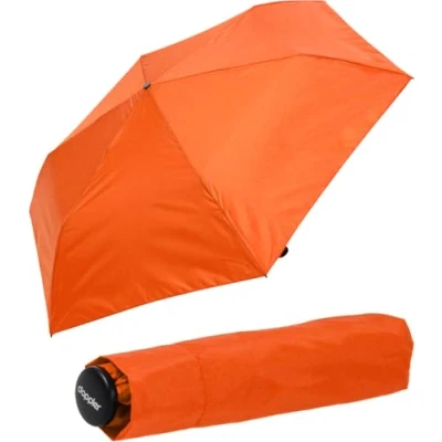 Bild av Doppler Zero Pocket paraply, 99 vikt endast g stabil vindtät 21 cm, Orange, En storlek, Klassiskt