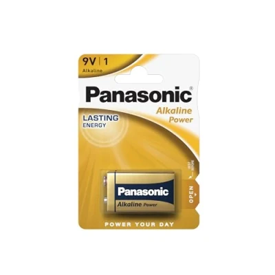 Bild av Panasonic 6LR61 9V alkaliskt kraftbatteri