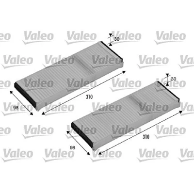 Bild av VALEO CLIMFILTER COMFORT 715500 Filtre d&#039;habitacle à particules 309, 310, 310 99 30 AUDI: A6 C6 Berline, Avant, Allroad