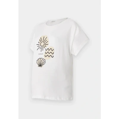 Bild av TOM Tailor Loose Tshirt med print, Storlek: XL, Whisper white