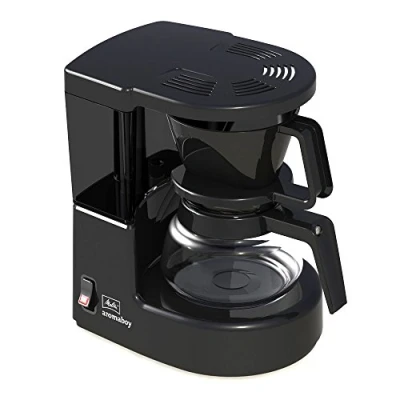 Bild av Cafetiere a filtre MELITTA Aromaboy 1015 02 Noir 2 tasses 500W Verseuse en verre