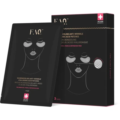 Bild av FAQ Swiss Microneedling Anti Wrinkle Hyaluronic Acid Patches For Under Eyes