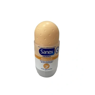 Bild av Sanex Dermo Sensitive pH Balance deodorant anti perspirant effekt 24 timmar flaska med kula 6 x 50 ml