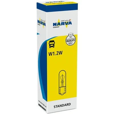 Bild av NARVA 170403000 Ampoule, éclairage des instruments 24 1,2 Lampe à socle en verre W2x4.6d