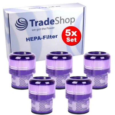 Bild av 5 x Trade Shop ersättning HEPA filter förmotorfilter kompatibel med Dyson Omni Glide, Glide+, SV19, SV12 dammsugare ersätter 965241 01