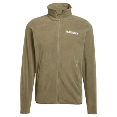 Bild av Adidas Terrex Multi Essentials FULL ZIP Fleecejacka, Storlek: 3XL, Olive strata