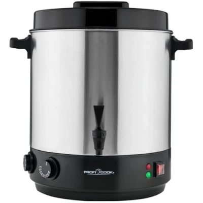 Bild av ProfiCook® 2in1 Varmdrycksdispenser &amp; slow cooker, 32L tank, Håll varm funktion, 2100W, 30C 100C, Rostfritt stål, med avloppskran, PC EKA 1283