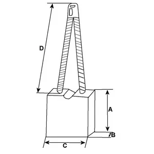 Bild av HC Cargo F 032 900 194 Kolborste, startmotor 20,00mm
