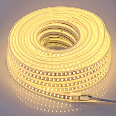 Bild av Pcning 20 meter varmvit IP67 LED flexibel remsa AC 220 V, SMD 5730 120led/m tejp (varmvit, 20)