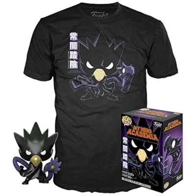 Bild av Maskfy Set Pop Figur 38 tee My Hero Academia Tokoyami Dockor huvuden, Multifärg, M (120334)