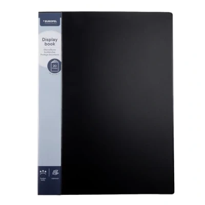 Bild av HF2 A3 displaybok deluxe med 20 fickor svart