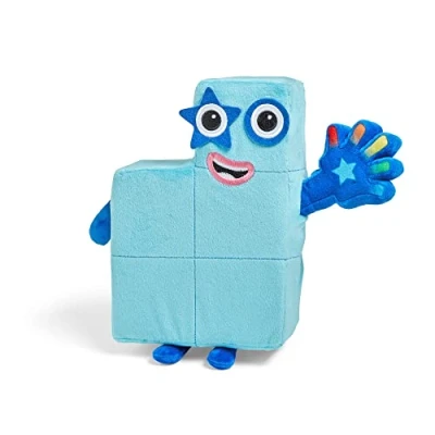 Bild av Learning Resources Sing Along Numberblock Five Plush Interactive Toy, Counting Toy Age 3+, Light Up 12 Phrases and Songs, Numberblocks Theme Song