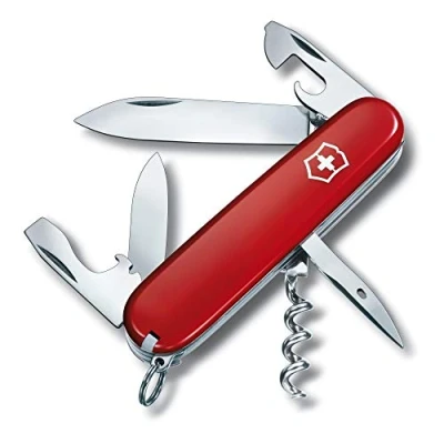 Bild av Victorinox 1360300 Spartan fickkniv (12 funktioner, blad, korkskruv, konservöppnare, kapsylöppnare, pincett)