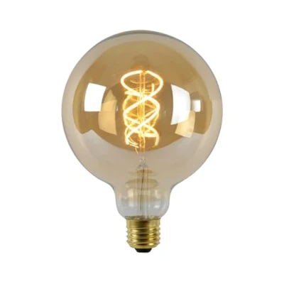 Bild av Lucide LED glödlampa Ø 12,5 cm Dim. E27 1 x 5 W 2200 K bärnsten
