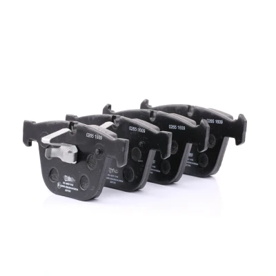 Bild av VALEO 301820 Jeu de plaquettes frein FIRST Essieu arrière contact signal d&#039;usure exclu sans tôle anti bruit BMW: X5, 3 Cabriolet, 6 Coupe