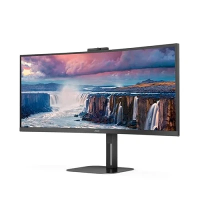 Bild av AOC V5 CU34V5CW/BK LED display 86,4 cm (34&quot;) 3440 x 1440 pixels Wide Quad HD Noir