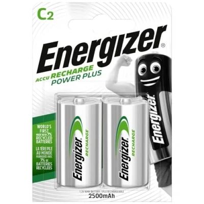 Bild av ENERGIZER C (HR14) Power Plus E300321800 Batteries 1.2V 2500mAh standard 2