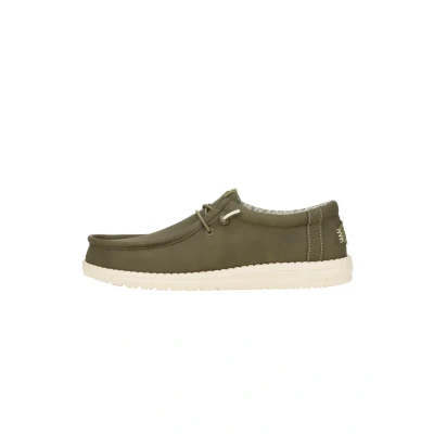 Bild av Hey Dude Men&#039;s Wally Classic Olive Size 12, Men’s Shoes, Slip on Loafers, Comfortable &amp; Light Weight
