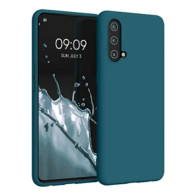 Bild av kwmobile Fodral kompatibelt med OnePlus Nord CE 5G mjukt silikonfodral olja