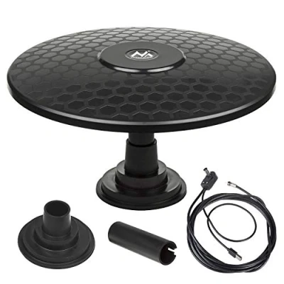 Bild av Maclean MCTV 945 rundstrålande antenn multidirektionell utomhusantenn aktiv TV DVB T2 HEVC (magnet USB)