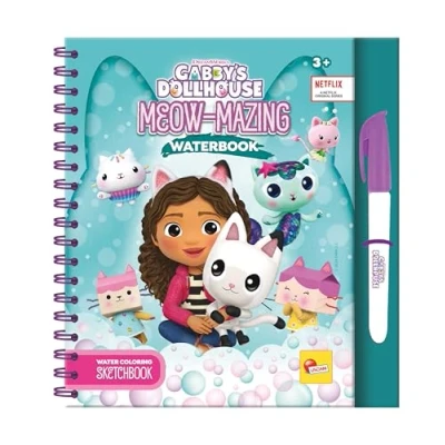 Bild av Gabby&#039;s dollhouse sketchbook meow mazing waterbook in display 8