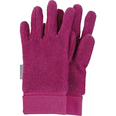 Bild av Sterntaler Unisex barnfingerhandskar av mikrofleece, med elastisk muddhandske, ROSA, 5