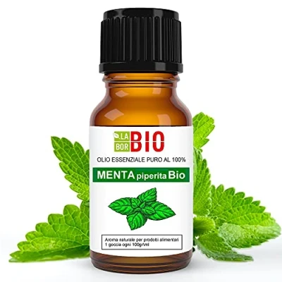 Bild av Peppermint Bio Eterisk olja 100% 10 ml Aromaterapi Terapeutisk Kosmetik Laborbio