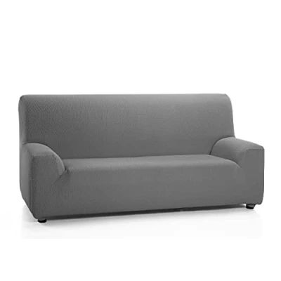 Bild av Martina hem elastiskt skydd för 3 sits soffa, tunismodell, från 180 till 240 cm, färg grå