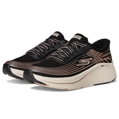 Bild av Skechers MAX Cushioning Elite 2.0 Sneakers Black textile/rose goldcoloured, Storlek: 39, gold/coloured Textil
