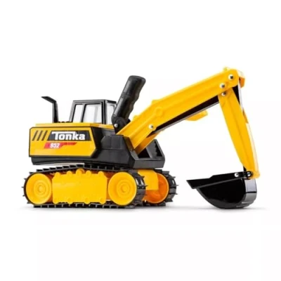 Bild av Basic Fun Tonka Steel Classics Mighty grävmaskin barnbyggleksak för pojkar och flickor, fordonsleksak kreativt spel, motorikutveckling barn från 3 år 06182