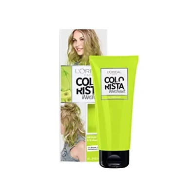 Bild av L&#039;Oreal Paris Colorista Wash Out Lime Grön Neon Semi Permanent Hårfärg 80 ml