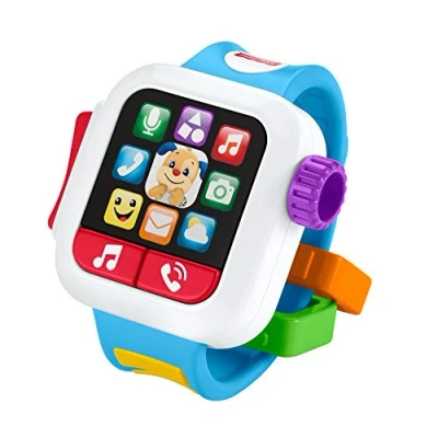 Bild av Fisher Price GJW10 GNK88 Lärande Kul Smart Watch, Musikleksak för Spädbarn från 6 Månader (Tysktalande)