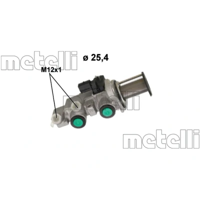Bild av METELLI 05 1266 Maître Cylindre 25,4 Aluminium