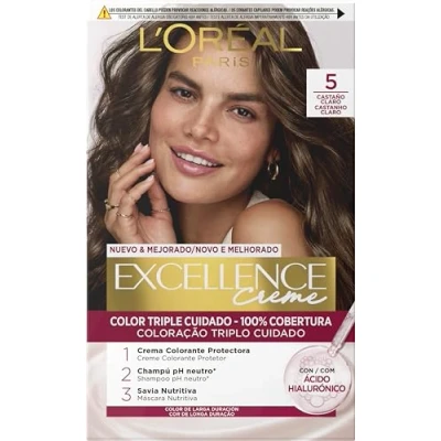 Bild av Teinture permanente Excellence L&#039;Oreal Make Up Marron léger Nº 5