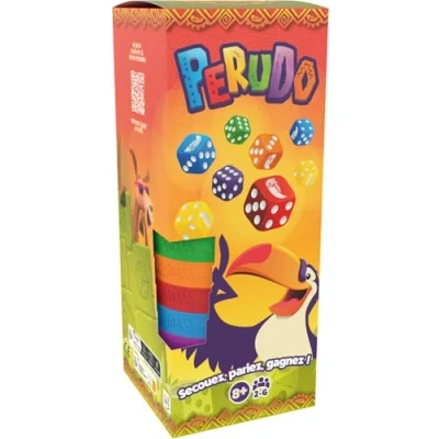 Bild av Asmodee PERUDO (ny version) Ambiance brädspel för vuxna och barn från 8 år skaka, prata, vinna tärning bluffspel 2 till 6 spelare 30 min Svensk version