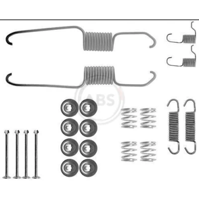Bild av A.B.S. 0685Q Kit d&#039;accessoires, mâchoire de frein TOYOTA: Land Cruiser Prado 70 SUV, SUV Cabriolet, HILUX 5 Pick up