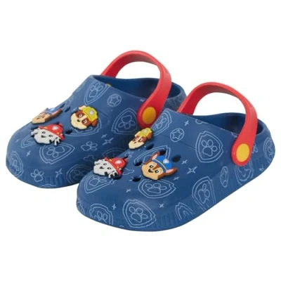 Bild av Paw Patrol barn träskor med berlocker pojkar sandaler inomhus utomhusskor jaga marshall vardagliga strandtofflor, BLÅ, 25.5 EU