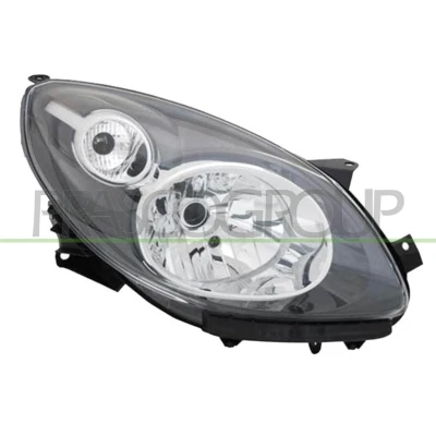 Bild av PRASCO RN3064833 Strålkastare Höger H4 svart RENAULT: TWINGO 2