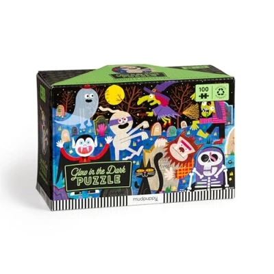 Bild av Haunted Graveyard 100 Piece Glow in the Dark Puzzle