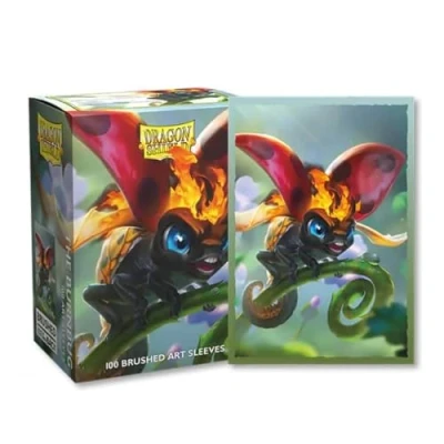 Bild av Arcane Tinmen ApS ART12124 Sleeves Begränsad utgåva Spirit Animals Dragon Shield: Borstad konst The Burnbug (100)